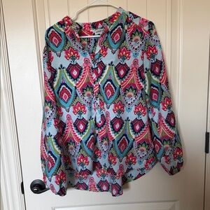 Colorful Paisley Blouse